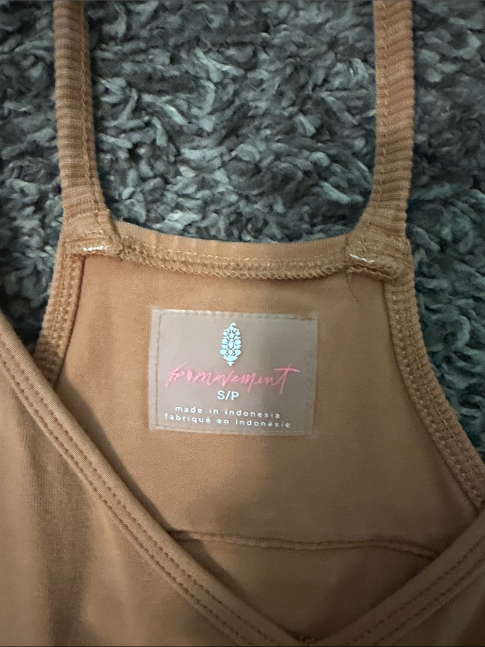 FP Movement by Free People Tan Strappy Tank - Picture 3 of 3